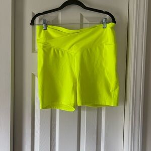 Fabletics Neon Yellow Shorts
